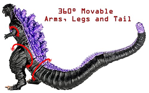 Twcare Legendary Sega Shin Godzilla (Radiation Heat Rays Version), Movie Series Movable Joints Action Figures Soft Vinyl, Carry Bag #TOP3