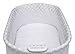 Delta Children Sweet Dreams Bassinet with Airflow Mesh Bedside Portable Crib with Vibration Lights and Music, Grey Infinity