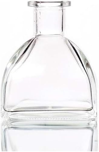1 botella difusora vacía de vidrio transparente de 5.1 fl oz5 onzas, recipiente de fragancia para bricolaje, repuesto de varillas difusoras de