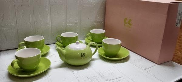 Amazon.co.jp: Y保管品桃山陶器 CC 山本寛斎 急須 ティーカップ 5客