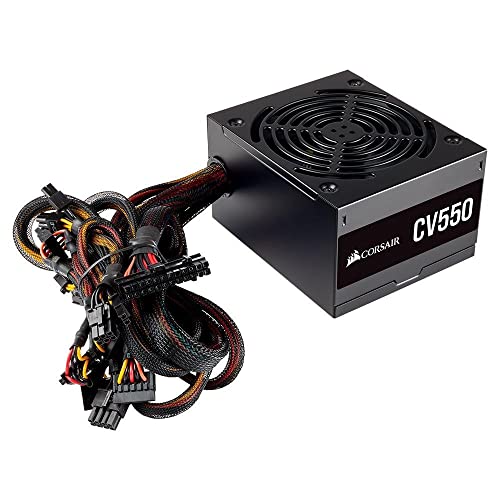 Fonte Corsair CV550 550W 80 Plus Bronze c/Cabo de Força CP-9020210-BR 5 Fonte Corsair CV550 550W 80 Plus Bronze c/Cabo de Força CP-9020210-BR - Imagem 5