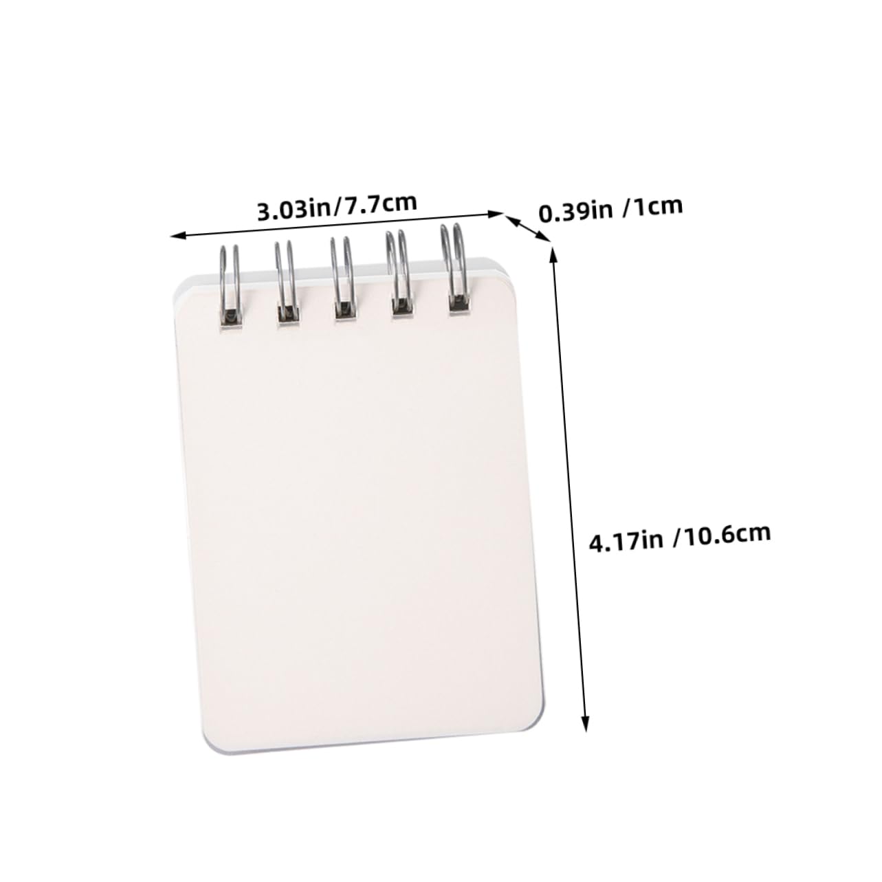 5 Ensembles Mini Cahier Travelers Notebook Cahier De Note Pocket Notebook Cahier Spirale Carnet De Notes Blocs-notes De Bureau Petit Bloc-notes À Bobine Le Fer Blanche 4 Pièces * 5