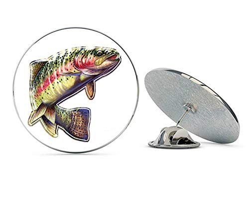 Rainbow Trout Beautiful Full Color Metal 0.75