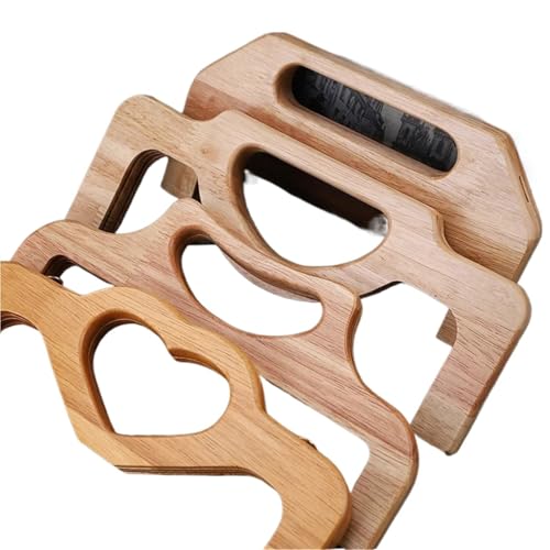 Poignée de portefeuille en bois noble, accessoire haut de gamme pour sac