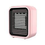 Calentador Calentador Ventilador Calentadores portátiles Escritorio de oficina Mini aire acondicionado caliente Calefacción práctica para el hogar Oficina Calentadores (color: 02, tamaño: UE)