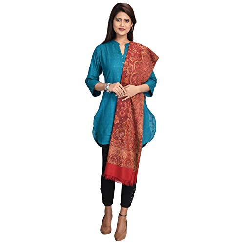 SWI STYLISH Women's Woven Wool Shawl