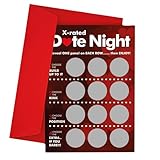 Date Night Rubbellos, Romantische Rubbelkarte für besondere Paarmomente als kreatives Geschenk zum Valentinstag Jahrestag oder Date Night (Rot)