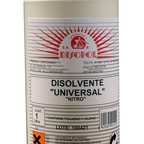 Solvent Cleaning disopol Universal Packaging Plastico Nitro dduni12 * 1P 1 Lt