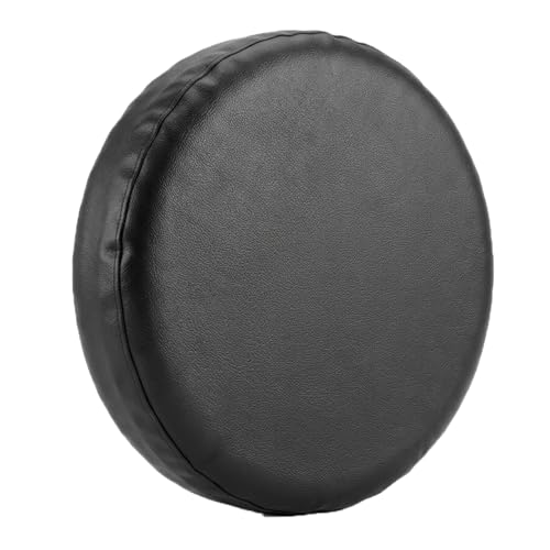 Comily Plus+ Spare Tire Cover 13 Inch-Thick Waterproof PVC,Fits 155/80R13 165/70R13 175/80R13 185/70R13 Tires,UV Resistant for RV SUV Trailer Camper Boat Trailer,Snug Fit Elasticized Back Hem,Black