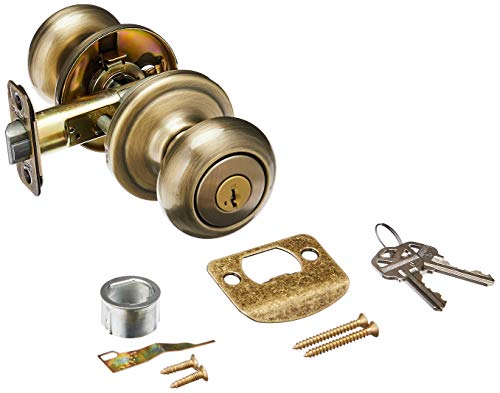 Kwikset HYV-19150 Juno Entry Door Knob With Lock And Key, Secure Keyed Handle Exterior, Front Entrance And Bedroom thumb #1