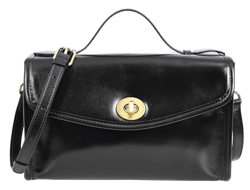 Petit sac à main en cuir véritable Havana élégance intemporelle pour femme