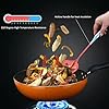 18/10 Stainless Steel Cooking Utensils Set 6 Pcs Metal Long Handle Kitchen Utensil, Spatula, Serving Soup spoon, Leaking shovel, Pasta Spoon Kitchen Tools Set (6 Pieces Set) #4