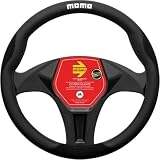 Momo Refial Coprivolante Comfort microfibra nero/cuciture nere 38-39 cm