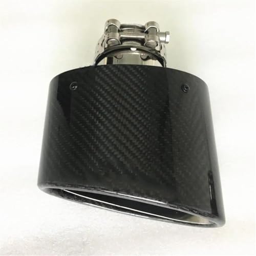 Tuyau d'échappement voiture ovale 150mm pour masquer la rouille et valoriser l'auto