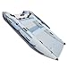 BRIS 11 ft Inflatable Catamaran Inflatable Boat Inflatable Dinghy Mini Cat Boat Gray