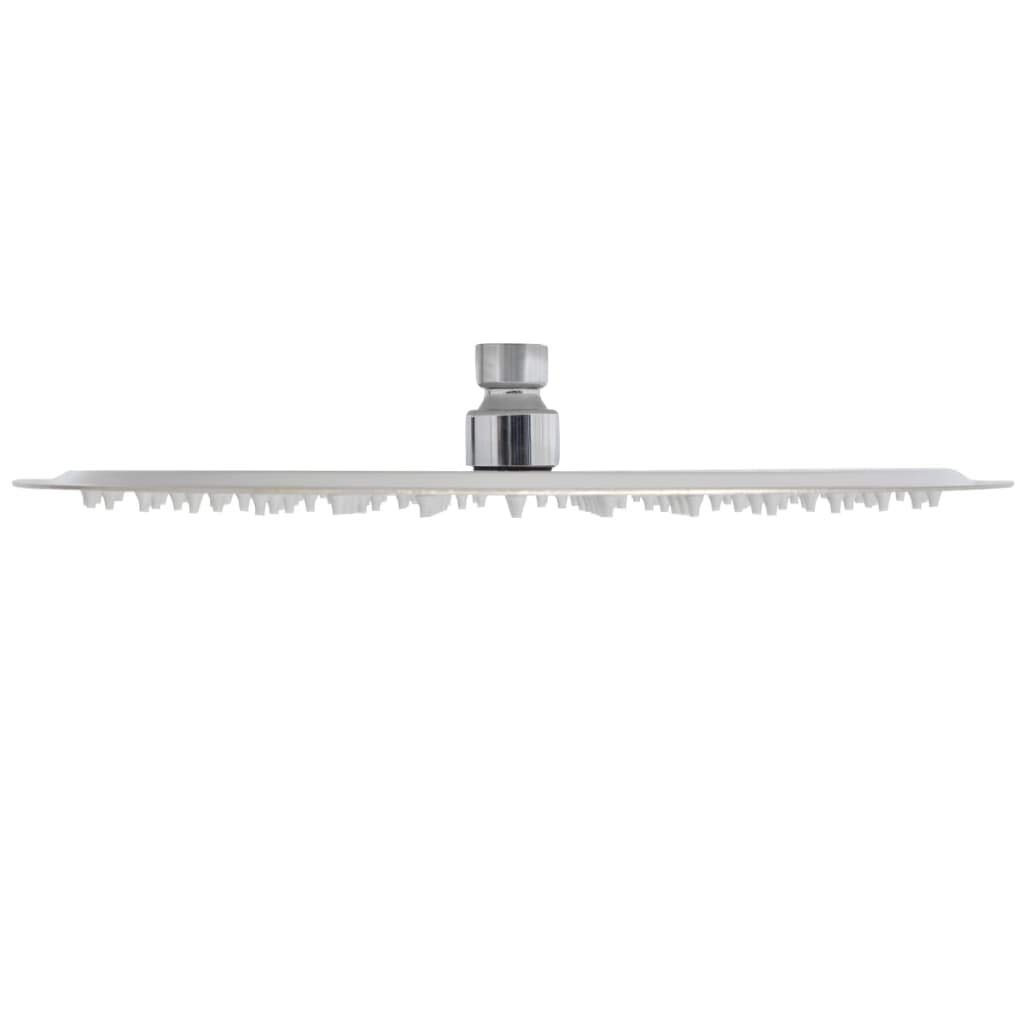 vidaXL 2X Cabezales de Ducha Efecto Lluvia Acero Inoxidable Diámetro 30cm Baño