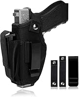 Taktische Pistolen Holster, Verdecktes Waffenholster, Pistolenholster, Gürtelholster with Metal Clip, Universell für Links- und Rechtshänder, Geeignet zum Tragen Kleiner und Großer Pistolen