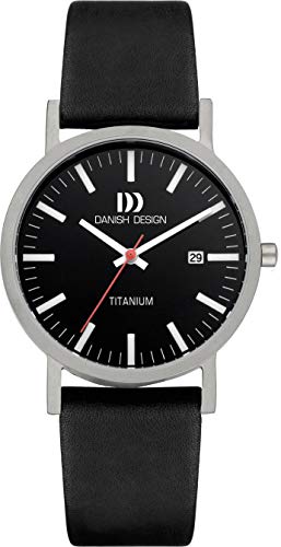 Danish Design Herren Analog Uhr mit Leder Armband 3316351