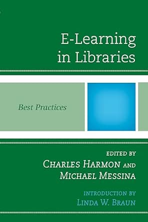E-Learning in Libraries: Best Practices book cover