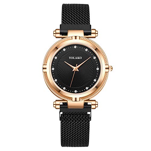 Uhren Damen Stilvolle Armbanduhr Analoguhr Chronographen Analog UltradüNne Lederarmbanduhr PräZise Quarz Leather Watch Band Zifferblatt Weichem