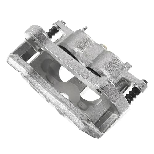 Image of Detroit Axle - Front Right Brake Caliper for Ford 2012-2020 F-150, 2011-2013 2015-2017 Lobo, Passenger Side Brake Caliper with Bracket 2016 Replacement