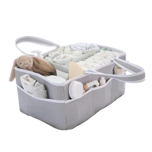 de almacenamiento para pañales, cestas de almacenamiento para pañales, de almacenamiento con separadores higiénicos para habitación de niños, organizador de toallitas húmedas, para loción