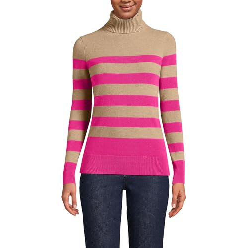 Image of Lands' End Women's Cashmere Turtleneck Sweater