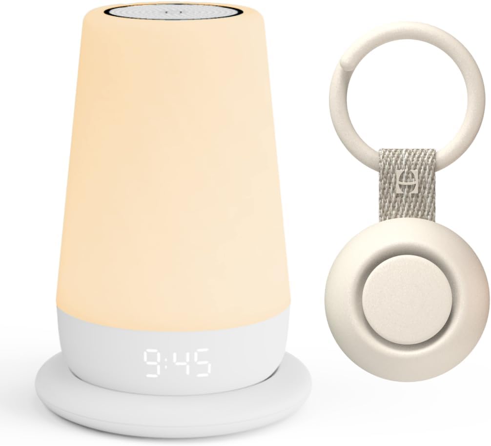 Rest+ 2nd Gen Baby Sleep Bundle Includes Hatch Rest+ 2nd Gen and Portable Rest Go | Sleep Sounds for Nursery, Travel and Registry (Putty)