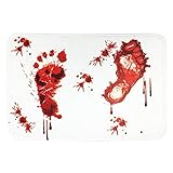 AOOK Homemade Bloody Shower Mat Bath Mat 23.5