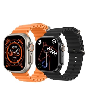 2024 Nova Série 8 Relógio Ultra 2 Smart Watch Esportivo Sem Fio À Prova D'água T800 Com Duas Pulseiras