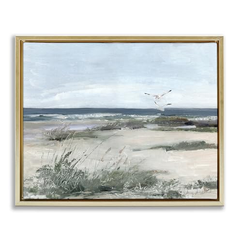 Toile de mouettes Sally Swatland pour instaurer une ambiance de bord de mer