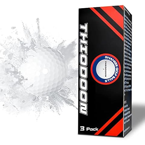 THIODOON Exploding Golf Balls for Golf Party Gender Reveal Golf Balls Prank Golf Balls Funny Joke for Golfers Best Gift for Expecting Parents 3 Piece Set（3 White） Cover
