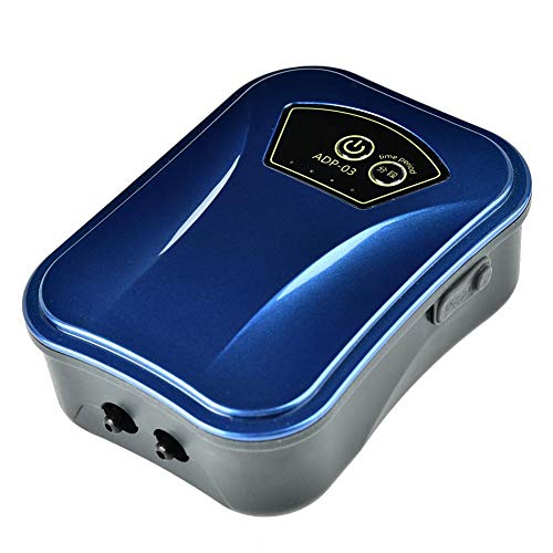 Yutiny Aquarium Air Pump Ac/Dc Oxygen Pump Portable Fish Tank Aerator Pump Rechargeable