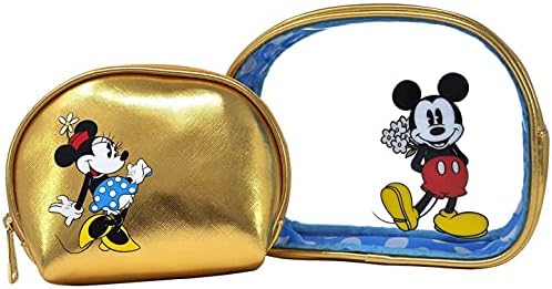 Loungefly Disney Cosmetic Travel Bags - 2 Piece Set Mickey & Minnie Mouse Print 1 Loungefly Disney Cosmetic Travel Bags - 2 Piece Set Mickey & Minnie Mouse Print