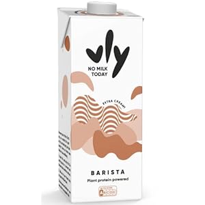 vly – De heerlijk romige Melkvervanger gemaakt van Erwteneiwit + Calcium | Vegan Melk Alternatief BARISTA op te schuimen voor Koffie | Eiwit & weinig Suiker, Erwten Proteïne Drank Pea Protein Drink
