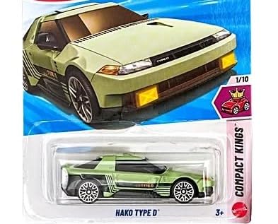 Image of Hako Type D, HW J-Imports Series, Green (2026) Diecast Car, 1:64 Scale