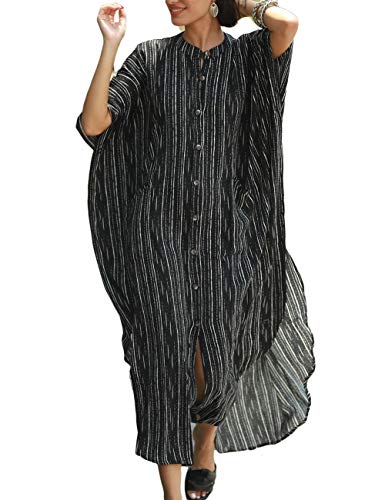 Bsubseach Kaftan Dresses for Women Swimsuit Cover Up Plus Size Caftan Loungewear Beach Coverup