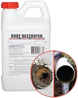 Root Destroyer - 5lbs - Root Killer for Sewer, Pipe & Drain Lines, Septic Tanks and Septic Systems - Stops New Growth & Safe for All Plumbing - Pure Copper Sulfate Crystals