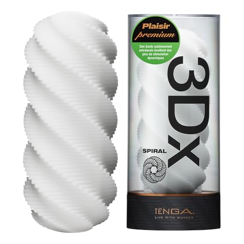 TENGA Sculpted Ecstasy 3D Series TDX-002 | Masturbateur pour homme (Sex toy) | Manchon réutilisable à bords entrelacés | Fabriqué au Japon