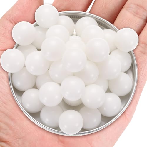Image of uxcell 50pcs POM Bearing Balls 5 /8 inch inch 15.875mm Solid Plastic Bearing Balls, Precision POM Balls, black