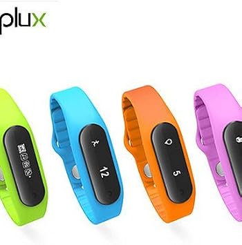 Toplux E06 intelligent bracelet waterproof sports pedometer bluetooth test sleep touch-screen android new ios, orange