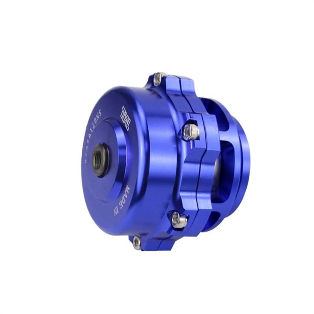 VáLvulas De Escape Válvula de descarga de banda en V universal de 50 mm Tipo BOV Q con soldadura en brida de aluminio 35 PSI Valvula De Descarga(Gold)