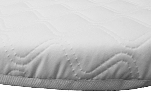 SUZY Microfibre Hypoallergenic Moses Basket Mattress 66x28 x 4cm Thick OVAL SHAPED Will Fit Mothercare Moses Baskets - Image 6