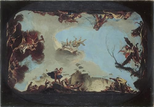 Allégorie du pouvoir de l'éloquence Battista Poster Émotion Artistique