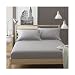 LHHL Spannbettlaken Baumwolle Jersey Spannbetttuch Mikrofaser Bettlaken 30 cm Tiefe Tasche Mit Rundum-Gummizug In Vielen Größen Und Farben (Color : Gray, Size : 150x190 x30 cm)