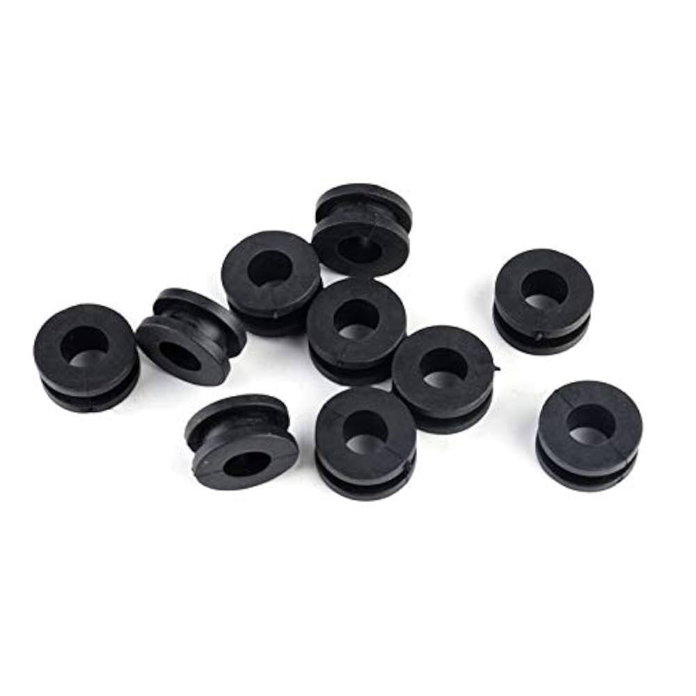 koge_n_asi アシモクラフツ Acouto 10pcs Black ABS Flat Motorcycle Washers for Victory