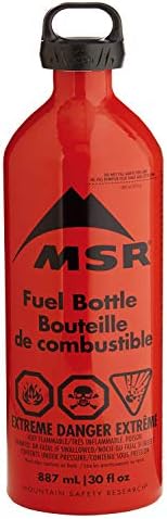 MSR Liquid Fuel Bottle, 30 Ounce, Red