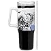Get Trend Disney Nightmare Before Christmas Borraccia Termica con Cannuccia e Manico 940 ml, Tazza Termica in Acciaio Inox Isolata a Doppia Parete (Nero/Bianco Jack) immagine