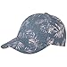 Lipodo Leaf Baseballcap Damen/Herren - One Size (ca. 55-59 cm) - Mit Baumwolle - Basecap mit Klettverschluss - Leichte Baseballmütze - Unisex-Baseballkappe - Kappe Frühjahr/Sommer dunkelblau One Size