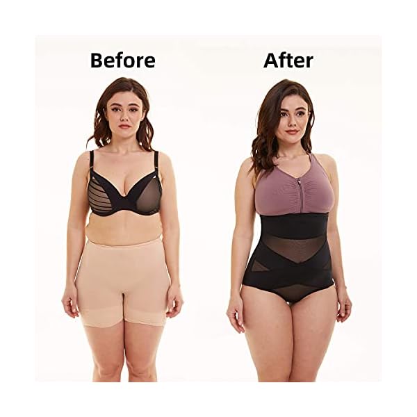 Shapewear-for-Women-Tummy-Control-Body-Shaper-Slimming-Spanks MOVWIN Shapewear for Women Tummy Control - Body Shaper Slimming Spanks Black